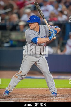 June 10, 2106: Chicago Cubs Catcher Miguel Montero (47) [5422] during a  game between the Chicago Cubs and Atlanta Braves at Turner Field in  Atlanta, GA. (Photo by Bryan Lynn/Icon Sportswire) (Icon