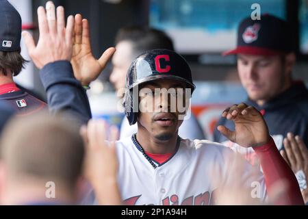 03 June 2016: Cleveland Indians Pitcher Joba Chamberlain (62) [5504] wears  a pair of Cleveland Indians Perforated-Lens Sunglasses that were given out  to the first 10,000 fans prior to the Major League