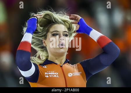 Jutta Leerdam Netherlands Reacts After Womens Foto stock editorial - Imagem  stock