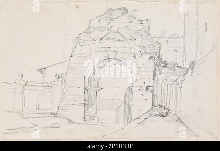 Arch of Drusus near the Appian Way, 1744/1750. Stock Photo