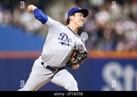 May 28, 2016: Los Angeles Dodgers Shortstop Corey Seager (5) [9792] throws  out New York Mets Center fielder Yoenis Cespedes (52) [6997] (not pictured)  on a groupd ball to short during the