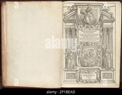 I quattro libri dell'architettura di Andrea Palladio, 1570. [Plan