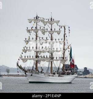 Mexican tall ship Cuauhtemoc, 2016 Stock Photo - Alamy