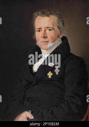 Portrait of the Physicist Hans Christian Orsted, 1832-1833. Stock Photo