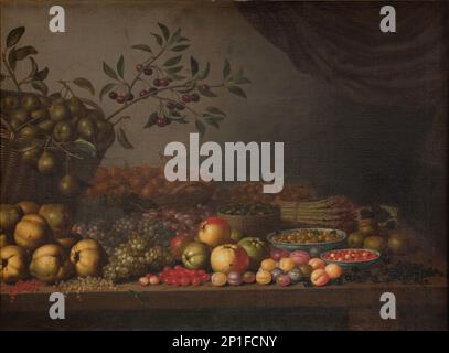 Fruit Basket, 1632-1636. Stock Photo