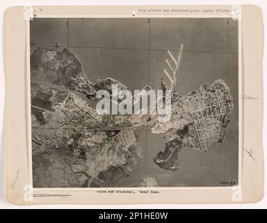 Panama Canal Zone - Colon & Cristobal, Aerial Photograph. Stock Photo