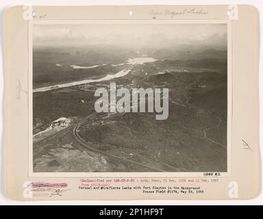 Panama Canal Zone - Corozal, Aerial Photograph Stock Photo - Alamy