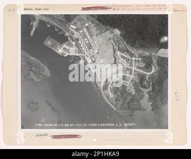 Panama Canal Zone - Gamboa, Aerial Photograph. Stock Photo