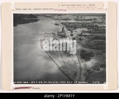 Panama Canal Zone - Gamboa, Aerial Photograph. Stock Photo