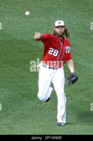 Washington Nationals right fielder Bryce Harper bats during a spring  exhibition baseball game against the Minnesota Twins at Nationals Park,  Tuesday, March 27, 2018, in Washington. (AP Photo/Alex …