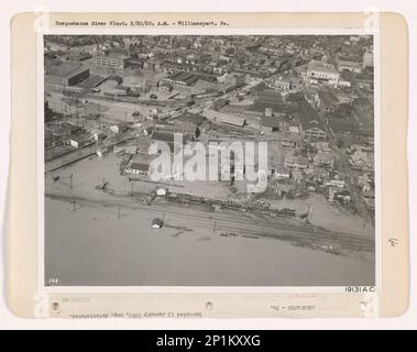 Pennsylvania - Susquehanna River, Aerial Photograph. Stock Photo