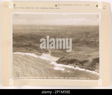 Puerto Rico - Coastal Plain, Aerial Photograph. Stock Photo