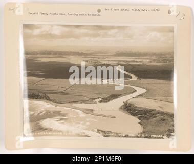 Puerto Rico - Coastal Plain, Aerial Photograph. Stock Photo