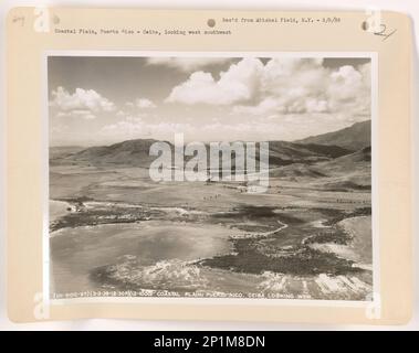 Puerto Rico - Coastal Plain, Aerial Photograph. Stock Photo