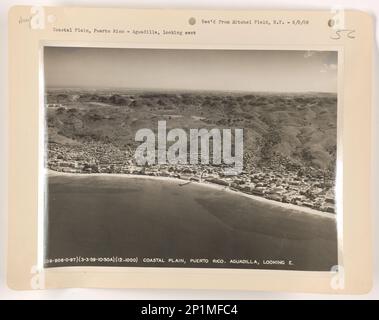 Puerto Rico - Coastal Plain, Aerial Photograph. Stock Photo