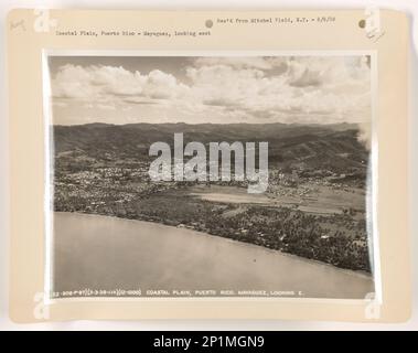 Puerto Rico - Coastal Plain, Aerial Photograph. Stock Photo