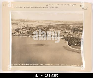 Puerto Rico - Coastal Plain, Aerial Photograph. Stock Photo