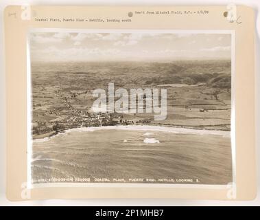 Puerto Rico - Coastal Plain, Aerial Photograph. Stock Photo