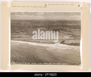 Puerto Rico - Coastal Plain, Aerial Photograph. Stock Photo