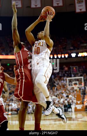 Feb 27, 2016. Eric Davis Jr. #10 of the Texas Longhorns in action vs the  Oklahoma Sooners at the Frank Erwin Center in Austin Texas. Texas defeats  Oklahoma 76-63.Robert Backman/Cal Sport Media