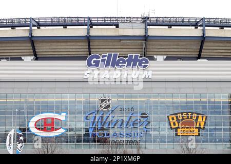 January 1, 2016; Foxborough, MA, USA; A general view of Gillette