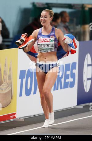 Melissa Courtney-Bryant of Great Britain, Final Women's 3000 M during the European Athletics Indoor Championships 2023 on March 3 2023 at Atakoy Arena in Istanbul, Turkey - Photo Laurent Lairys / DPPI Stock Photo