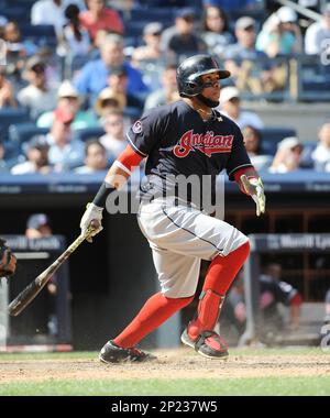 Cleveland Indians infielder Carlos Santana (41) during game against the New  York Yankees at Yankee Stadium in Bronx, New York; June 5, 2013. Yankees  defeated Indians 6-4. (AP Photo/Tomasso DeRosa Stock Photo - Alamy