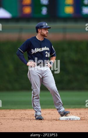 May 18, 2016: Milwaukee Brewers catcher Jonathan Lucroy #20 during the  Major League Baseball game between the Milwaukee Brewers and the Chicago  Cubs at Miller Park in Milwaukee, WI. John Fisher/CSM (Cal