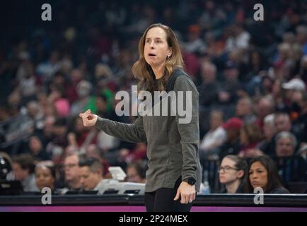 Colorado head coach JR Payne directs her players in the first half of ...