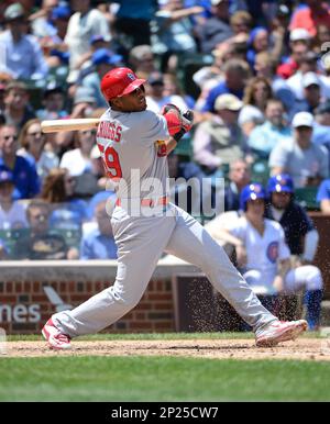 St. Louis Cardinals' Xavier Scruggs watches his two-run home run during ...