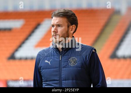 Chris Maxwell #1 of Blackpool arrives ahead of the Sky Bet Championship match Blackpool vs Burnley at Bloomfield Road, Blackpool, United Kingdom, 4th March 2023 (Photo by Craig Thomas/News Images) in, on 3/4/2023. (Photo by Craig Thomas/News Images/Sipa USA) Credit: Sipa USA/Alamy Live News Stock Photo