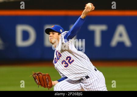 13 OCT 2015: New York Mets starting pitcher Steven Matz (32) pitches during  Game 4 of the NLDS between the New York Mets and the Los Angeles Dodgers  played at Citi Field