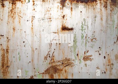 Grunge, stained, rusty, painted old textured  metal background Stock Photo