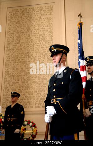 Joint Armed Forces Color Guard presents Colors at Super Bowl LVII