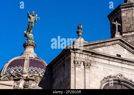 Basilica of the Merced of Barcelona Stock Photo