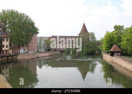 Schlayerturm (Schlayer Tower) in Nuremberg, Germany Stock Photo