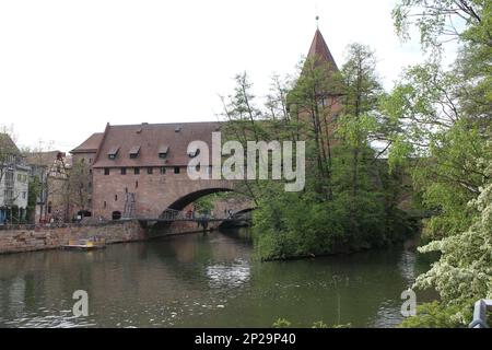 Schlayerturm (Schlayer Tower) in Nuremberg, Germany Stock Photo