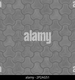 Gloss map floors tiles cobblestone, bump map Texture road Stock Photo