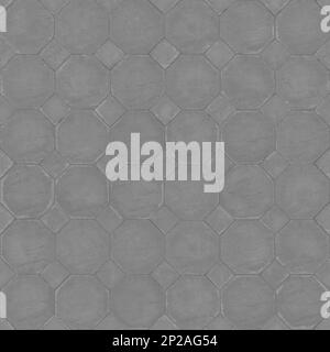 Gloss map floors tiles cobblestone, bump map Texture road Stock Photo