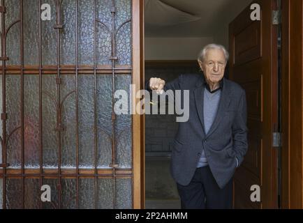 Klaus Heymann, founder of Naxos record label, at his home in Kowloon. 15FEB23 SCMP / Jonathan Wong Stock Photo