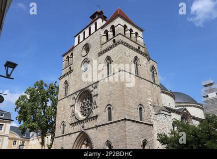 Saint-Étienne cathedral in Cahors, France Stock Photo