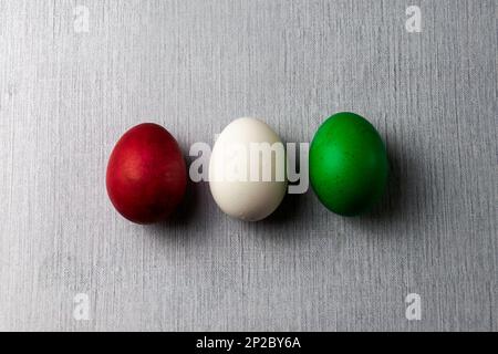 Colored eggs - easter Stock Photo