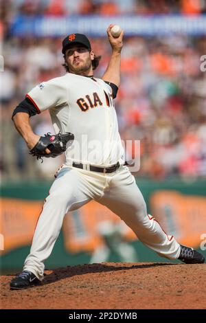 September 13, 2105; San Francisco, California, USA; San Francisco Giants  relief pitcher Sergio Romo (54) pitching in the 8th inning during the game  between the San Francisco Giants and the San Diego