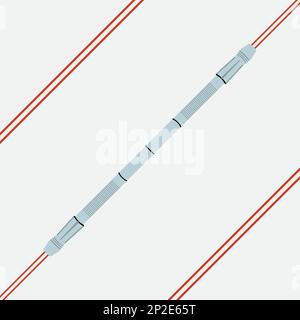 Vector illustration of the future swords Stock Vector