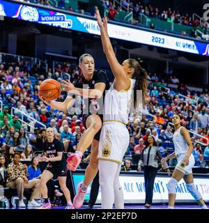 Greensboro, NC, USA. 4th Mar, 2023. during the semifinals of the Women's ACC Tournament at Greensboro Coliseum in Greensboro, NC. (Scott Kinser/Cal Sport Media). Credit: csm/Alamy Live News Stock Photo