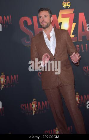 Rome, Italy. 03rd Mar, 2023. Zachary Levi attends the premiere for 'Shazam! Fury Of The Gods' at The Space Cinema Moderno on March 03, 2023 in Rome, Italy. Credit: dpa/Alamy Live News Stock Photo