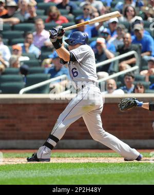 Colorado Rockies outfielder Kyle Parker (16) during game against the New  York Mets at Citi Field in Queens, New York, August 13, 2015. Mets defeated  Rockies 12-3. (AP Photo/Tomasso DeRosa Stock Photo - Alamy