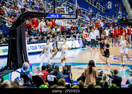 Greensboro, NC, USA. 4th Mar, 2023. during the semifinals of the Women's ACC Tournament at Greensboro Coliseum in Greensboro, NC. (Scott Kinser/Cal Sport Media). Credit: csm/Alamy Live News Stock Photo