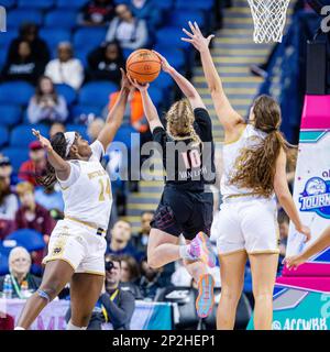 Greensboro, NC, USA. 4th Mar, 2023. during the semifinals of the Women's ACC Tournament at Greensboro Coliseum in Greensboro, NC. (Scott Kinser/Cal Sport Media). Credit: csm/Alamy Live News Stock Photo