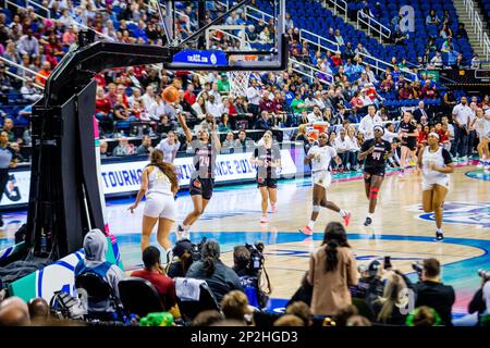 Greensboro, NC, USA. 4th Mar, 2023. during the semifinals of the Women's ACC Tournament at Greensboro Coliseum in Greensboro, NC. (Scott Kinser/Cal Sport Media). Credit: csm/Alamy Live News Stock Photo